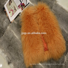 Wholesale Tibetan Mongolian Lamb Skin Fur Coats For Woman